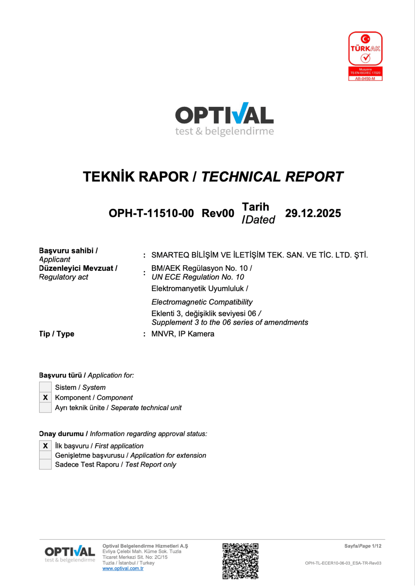 Teknik Test Raporu