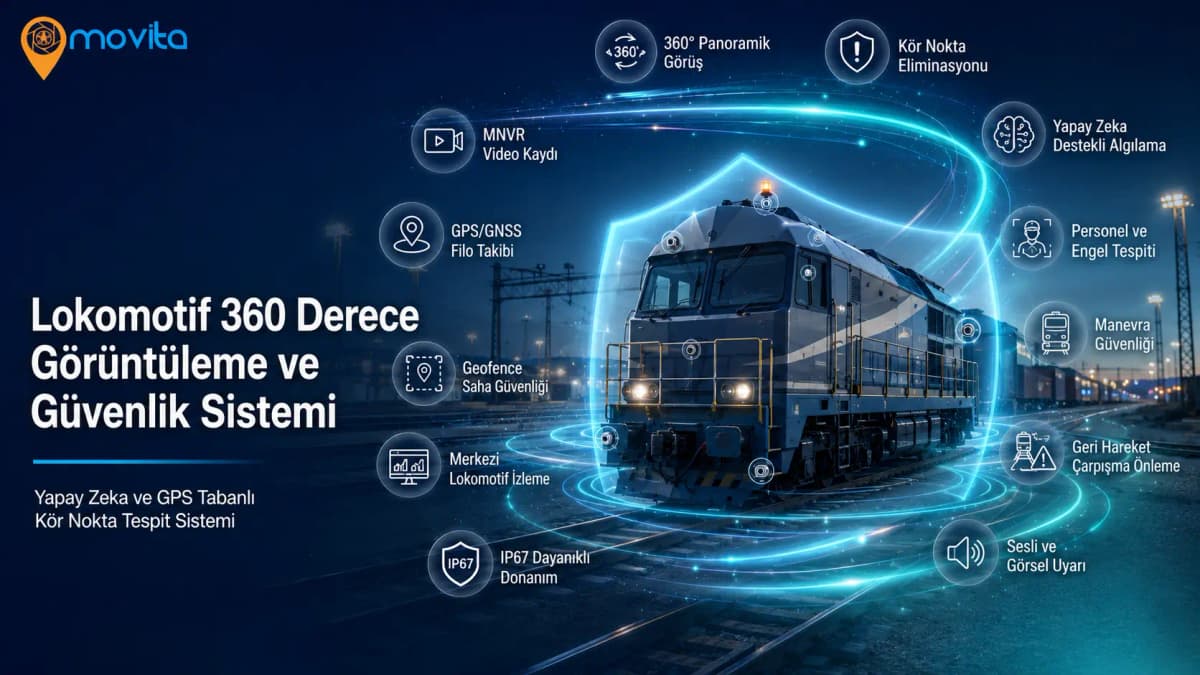 Lokomotif 360 Derece Görüntüleme ve Güvenlik Sistemi