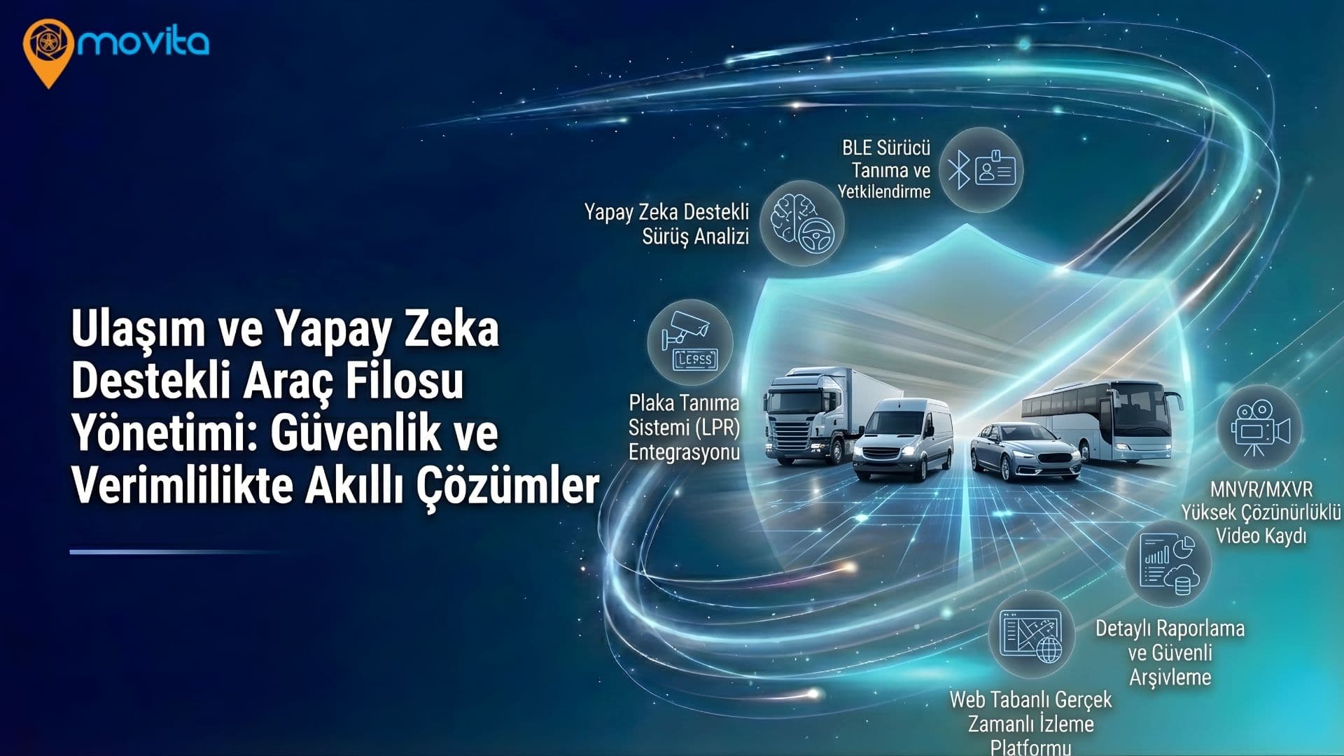Ulaşım ve Yapay Zeka Destekli Araç Filosu Yönetimi Ana Görsel