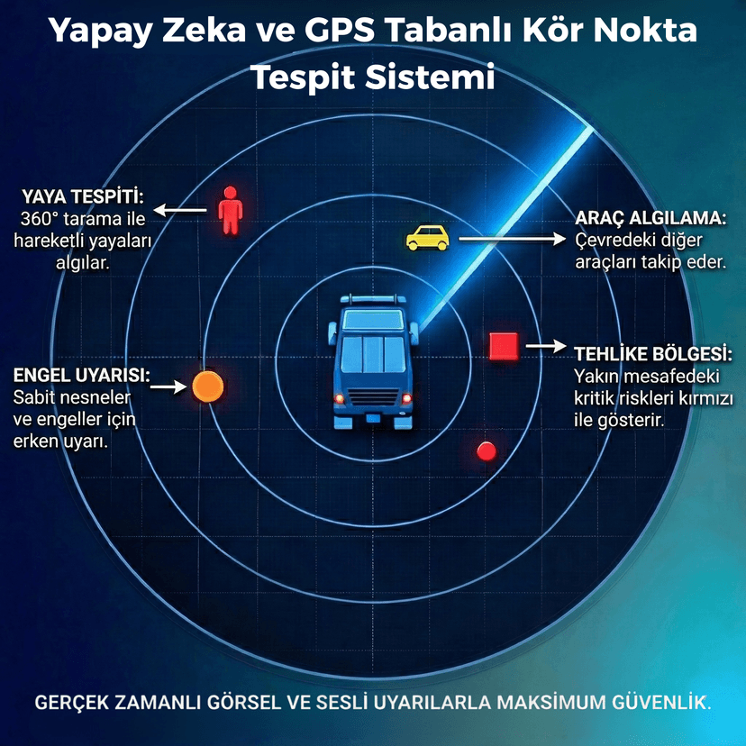 Yapay Zeka ve GPS Tabanlı Kör Nokta Tespit Sistemi