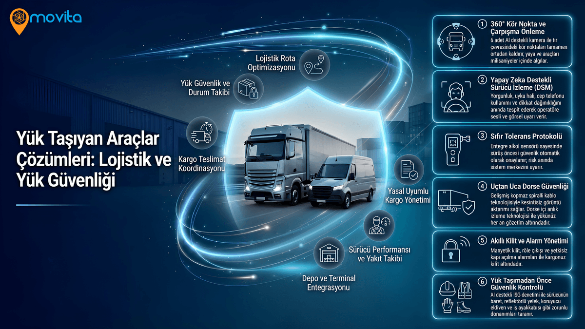 Kargo ve Dorse Taşımacılığı Çözümleri - Yapay Zeka Destekli Filo Güvenliği
