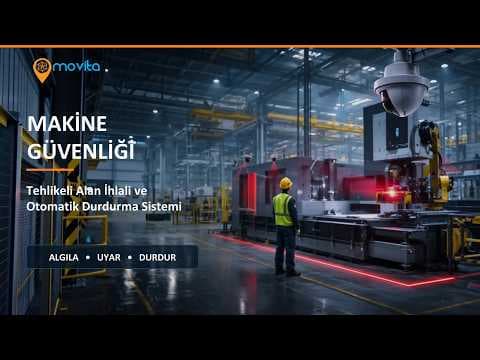 Yapay Zekâ Destekli Makine Güvenliği | Tehlikeli Alan İhlali ve Otomatik Durdurma