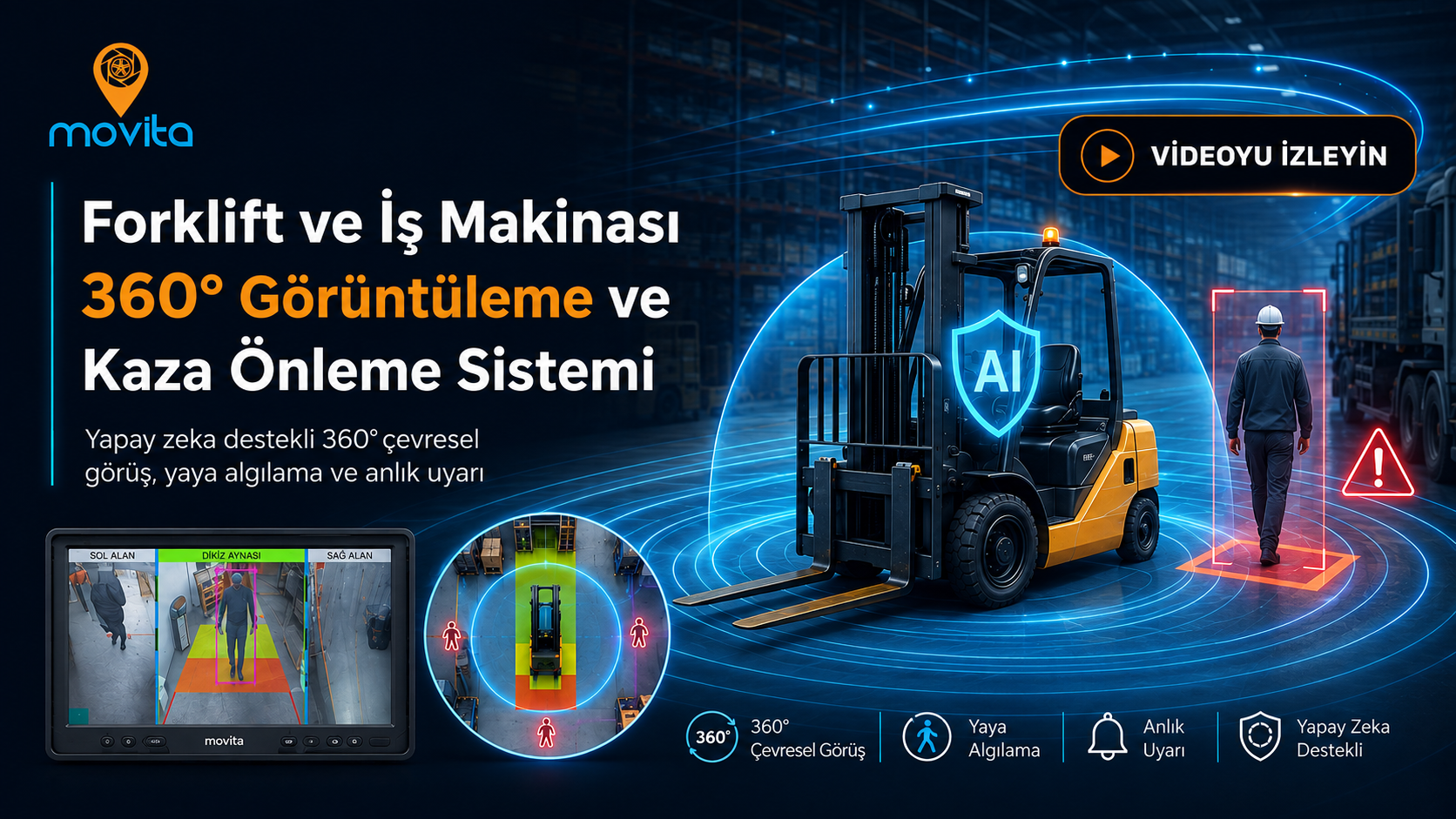 Forklift ve İş Makinası 360°